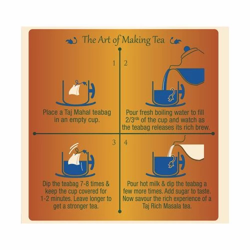 Taj Mahal Rich Masala Tea,  25 pcs  -7.webp